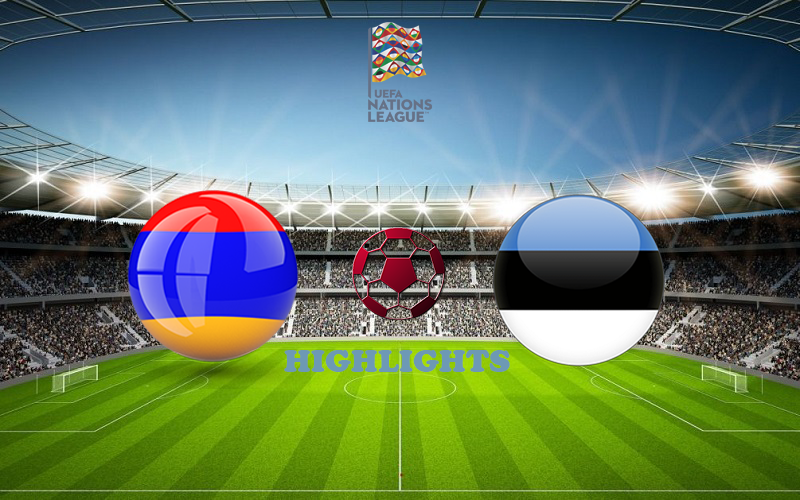 Армения - Эстония обзор 08.09.2020 Лига наций УЕФА
