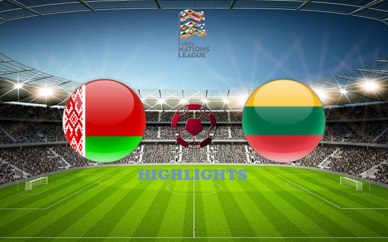 Беларусь - Литва обзор 15.11.2020 Лига наций УЕФА